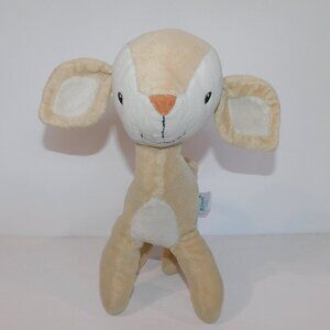 Little Jellycat  Fern Fawn Deer w Rattle Chime Plush 10" White Beige Tan Stuffed